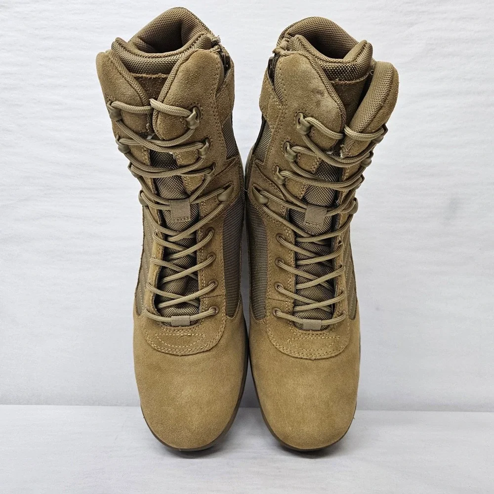 Bates Tactical Sport 2‎ Boots Tall Side Zip E03181 Coyote Brown Men's Size 14